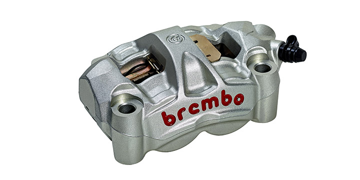 Brembo Bremssattel vorne links, silber, Ducati / Aprilia /