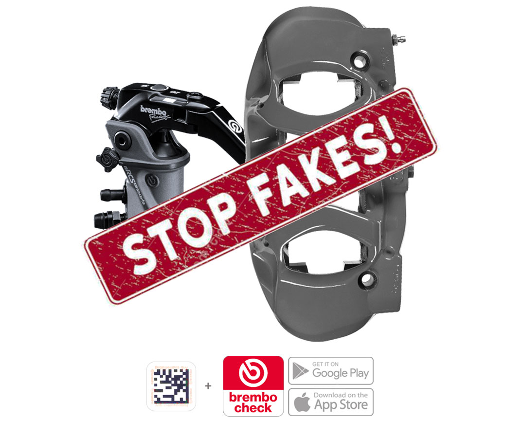 The Brembo App that checks if products are original or not